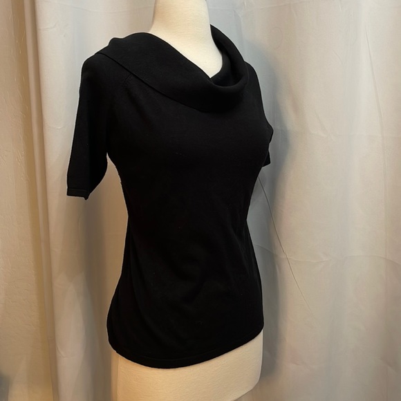 New York & Company! Make Bundle & Offer Black Cowl Neck Top - Picture 5 of 5